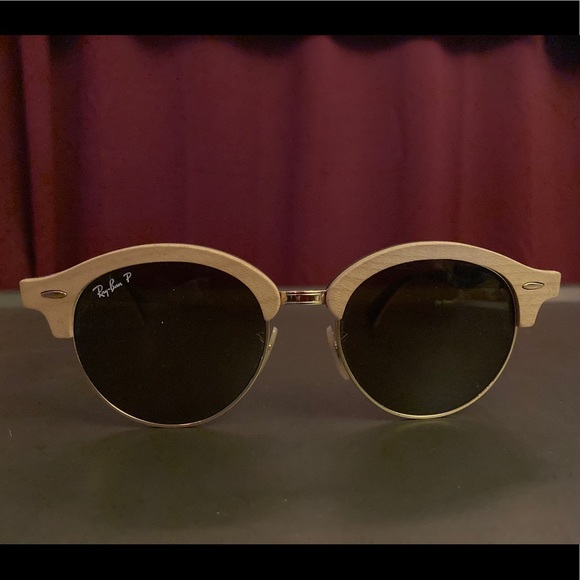 Polarized Ray-bans wood frames - RARE - Picture 4 of 7